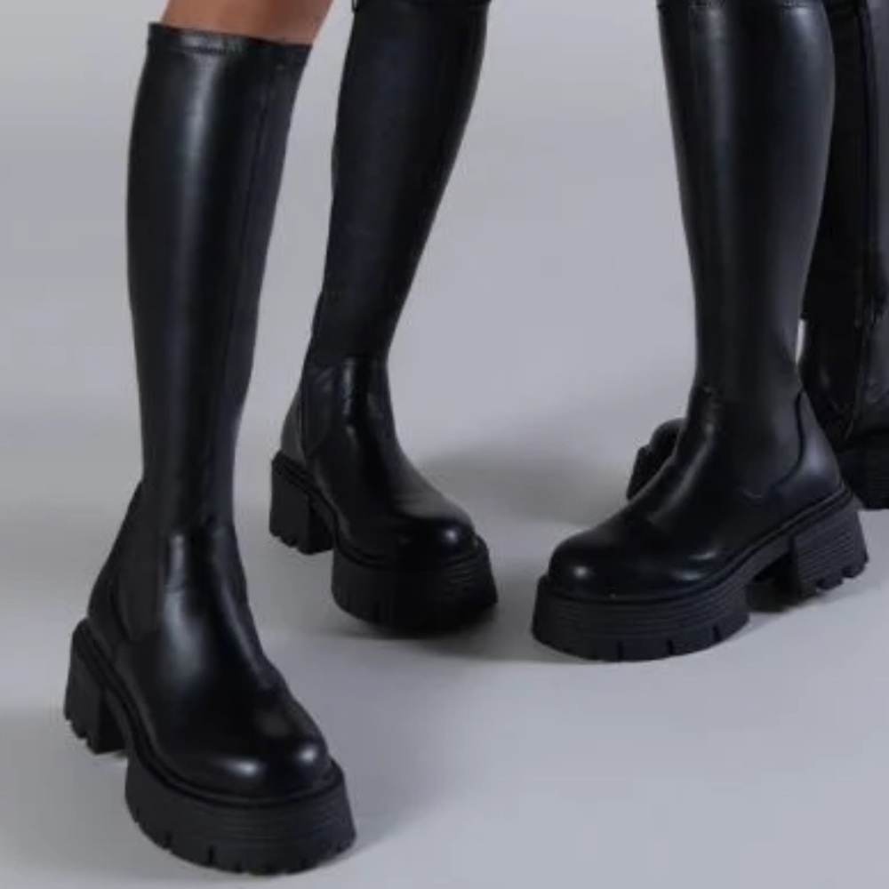 Black boots